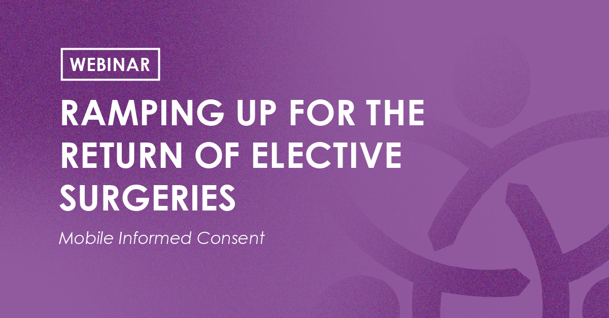 Webinar - ramping up for the return of elective surgeries