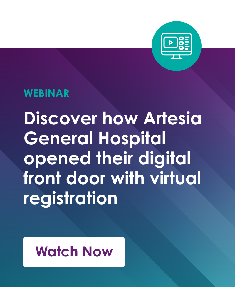 Discover how Artesia General Hospital opened their digital front door with virtual registration - Watch Now